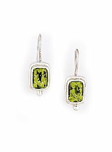 SARDA PERIDOT STERLING SILVER EARRINGS