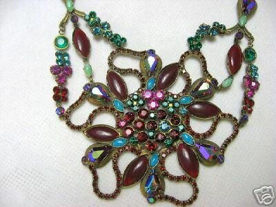 Sorrelli Fruit Swirl Swarovski Crystal Bib Necklace