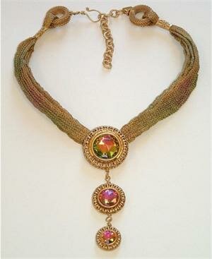 Sarah Cavender Mesh Ribbon Necklace