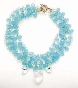 Detra Kay Chalcedony Drop Necklace