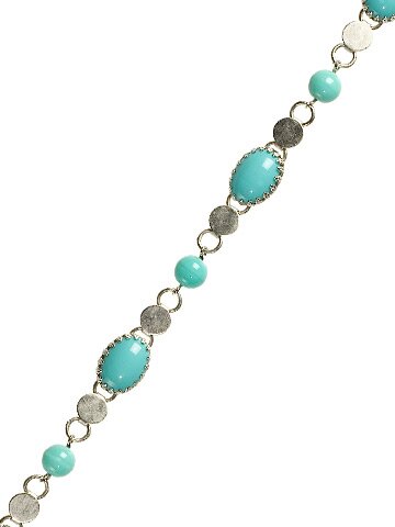 Sorrelli Bright Silver Turquoise Bracelet