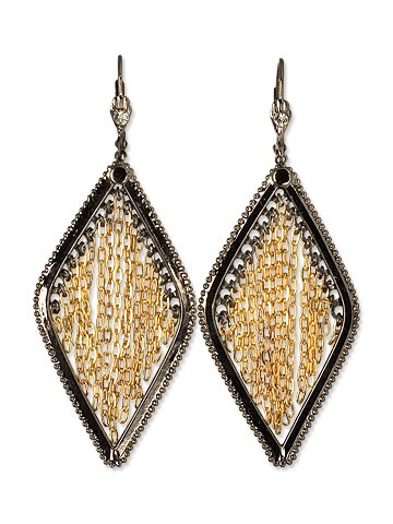 Sorrelli Crystal Metallic Swarovski Crystal Earrings