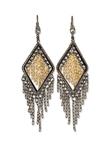 Sorrelli Crystal Metallic Swarovski Crystal Earrings