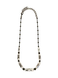 Sorrelli Crystal Metallic Swarovski Crystal Necklace