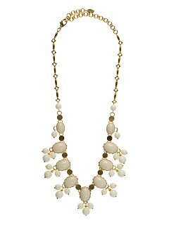 Sorrelli Bright Gold Ivory Bib Necklace