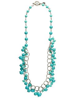 Sorrelli Bright Silver Turquoise Necklace