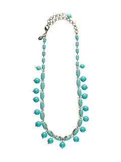 Sorrelli Bright Silver Turquoise Necklace