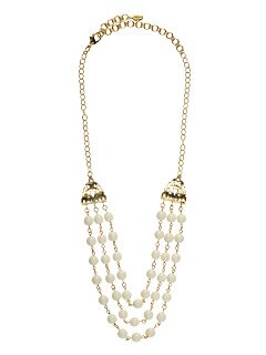 Sorrelli Bright Gold Ivory Necklace