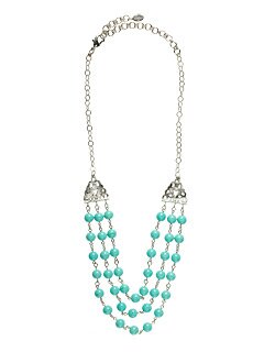 Sorrelli Bright Silver Turquoise Necklace