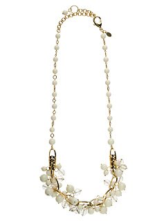 Sorrelli Bright Gold Ivory Necklace