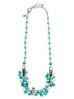 Sorrelli Bright Silver Turquoise Necklace