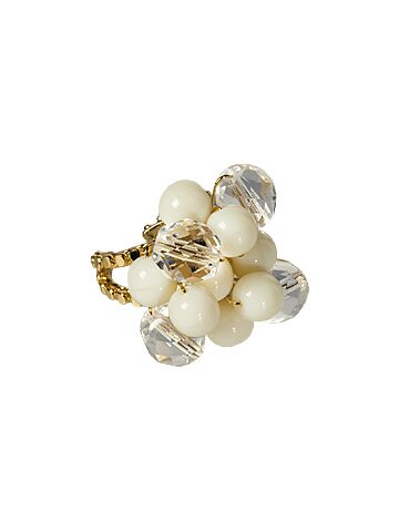 Sorrelli Bright Gold Cluster Bead & Ring