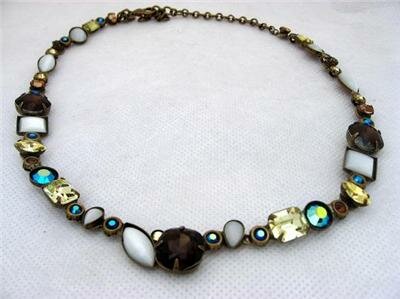 Sorrelli Iced Coffee Swarovski Crystal Classic Necklace