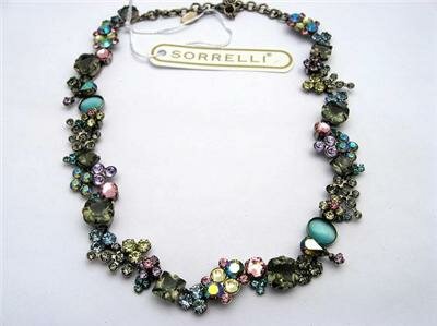 Sorrelli Soft Rainbow Swarovski Crystal Necklace
