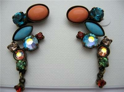 Sorrelli Tropical Swarovski Crystal Earrings