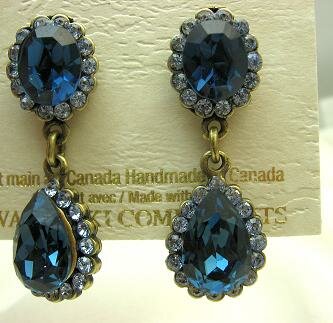Montana Swarovski Crystal Earrings by Creations Georgianni