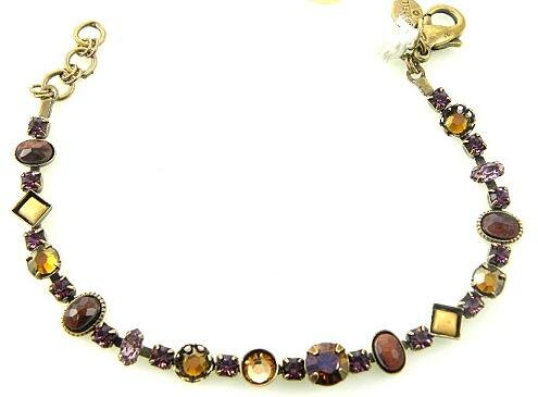 SORRELLI PLUM DELIGHT SWAROVSKI CRYSTAL BRACELET