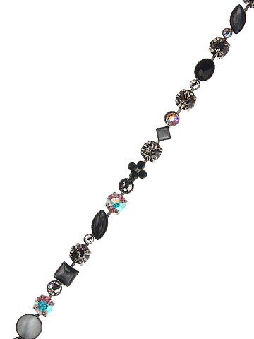 Sorrelli Silver Moon Swarovski Crystal Bracelet
