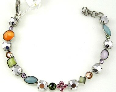 Sorrelli Silver Streak Swarovski Crystal Bracelet