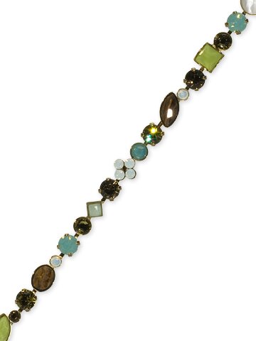 Sorrelli Green Tea Swarovski Crystal Bracelet