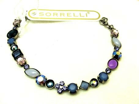 Sorrelli Purple Rain Swarovski Crystal Bracelet