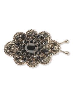 Sorrelli Black Ice Swarovski Crystal Barrette