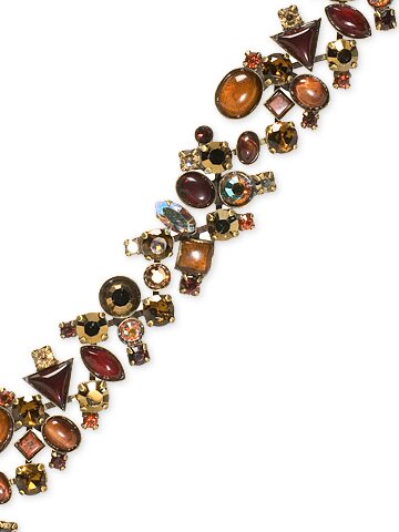 Sorrelli Maple Syrup Swarovski Crystal Bracelet