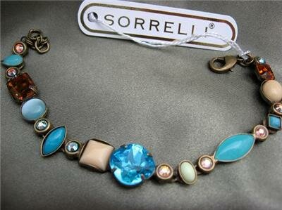 Sorrelli Blue Sunrise Swarovski Crystal Bracelet