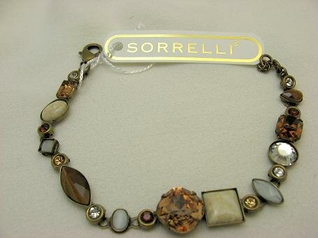 Sorrelli Toasted Almond Swarovski Crystal Bracelet