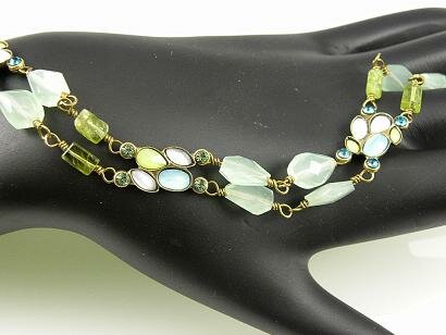 SORRELLI OCEAN SWAROVSKI CRYSTAL BRACELET