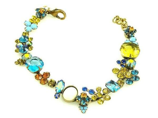 SORRELLI MORNING GLORY SWAROVSKI CRYSTAL BRACELET