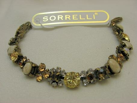 Sorrelli Toasted Almond Swarovski Crystal Bracelet