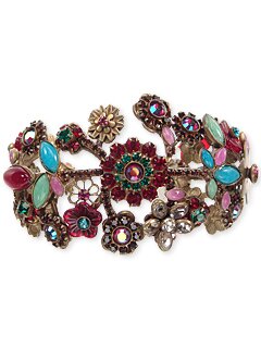 Sorrelli Fruit Swirl Swarovski Crystal Cuff