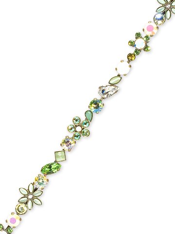 Sorrelli Green Apple Swarovski Crystal Bracelet