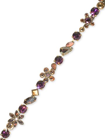 SORRELLI PLUM DELIGHT SWAROVSKI CRYSTAL BRACELET