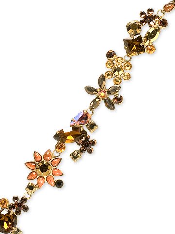Sorrelli Brilliant Bronze Swarovski Crystal Bracelet