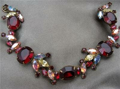 Sorrelli Burgundy Delight Swarovski Crystal Bracelet