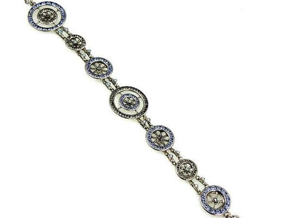 Sorrelli Ice Blue Swarovski Crystal Bracelet