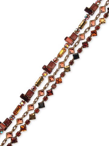 Sorrelli Brilliant Bronze Swarovski Crystal Bracelet