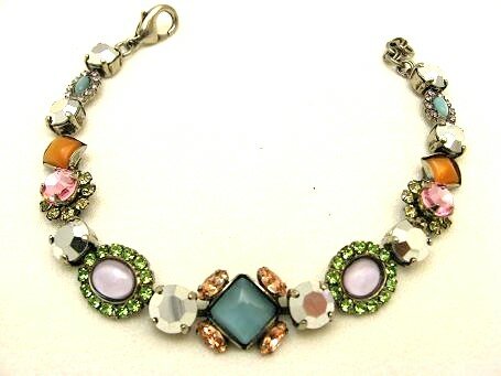 Sorrelli Silver Streak Swarovski Crystal Bracelet