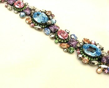 Sorrelli Silver Streak Swarovski Crystal Bracelet