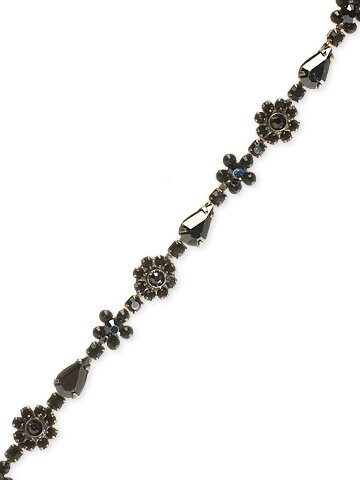 Sorrelli Black Velvet Swarovski Crystal Bracelet