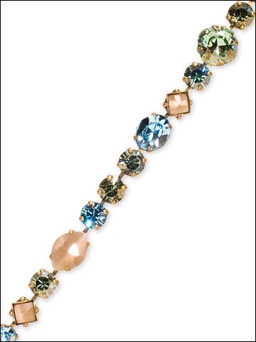 Sorrelli Aqua Bubbles Swarovski Crystal Bracelet