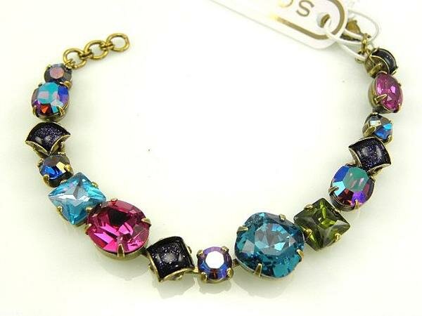 Sorrelli Super Multi Swarovski Crystal Bracelet