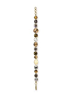 Sorrelli Toasted Almond Swarovski Crystal Bracelet