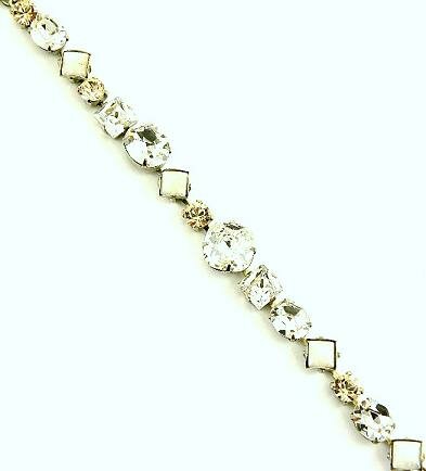 SORRELLI SNOW BUNNY SWAROVSKI CRYSTAL BRACELET