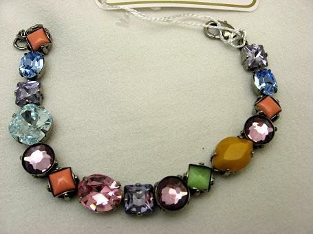 Sorrelli Soft Pastel Swarovski Crystal Bracelet