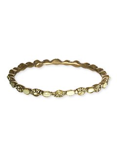 Sorrelli Lemon Drop Swarovski Crystal Bangle Bracelet
