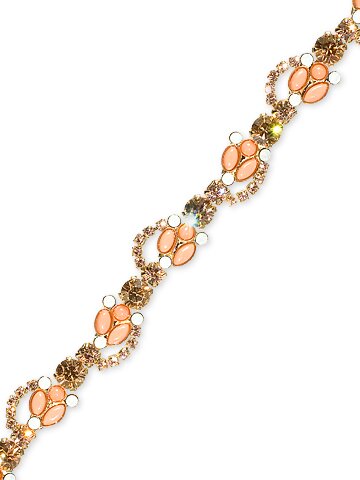 Sorrelli Peachy Keen Swarovski Crystal Bracelet