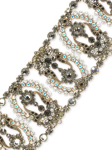 Sorrelli Silver Moon Swarovski Crystal Bracelet